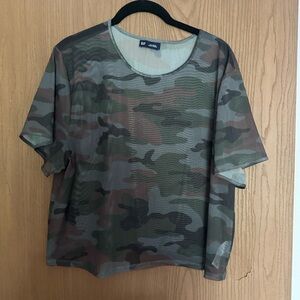 GAP Green Camo T-Shirt